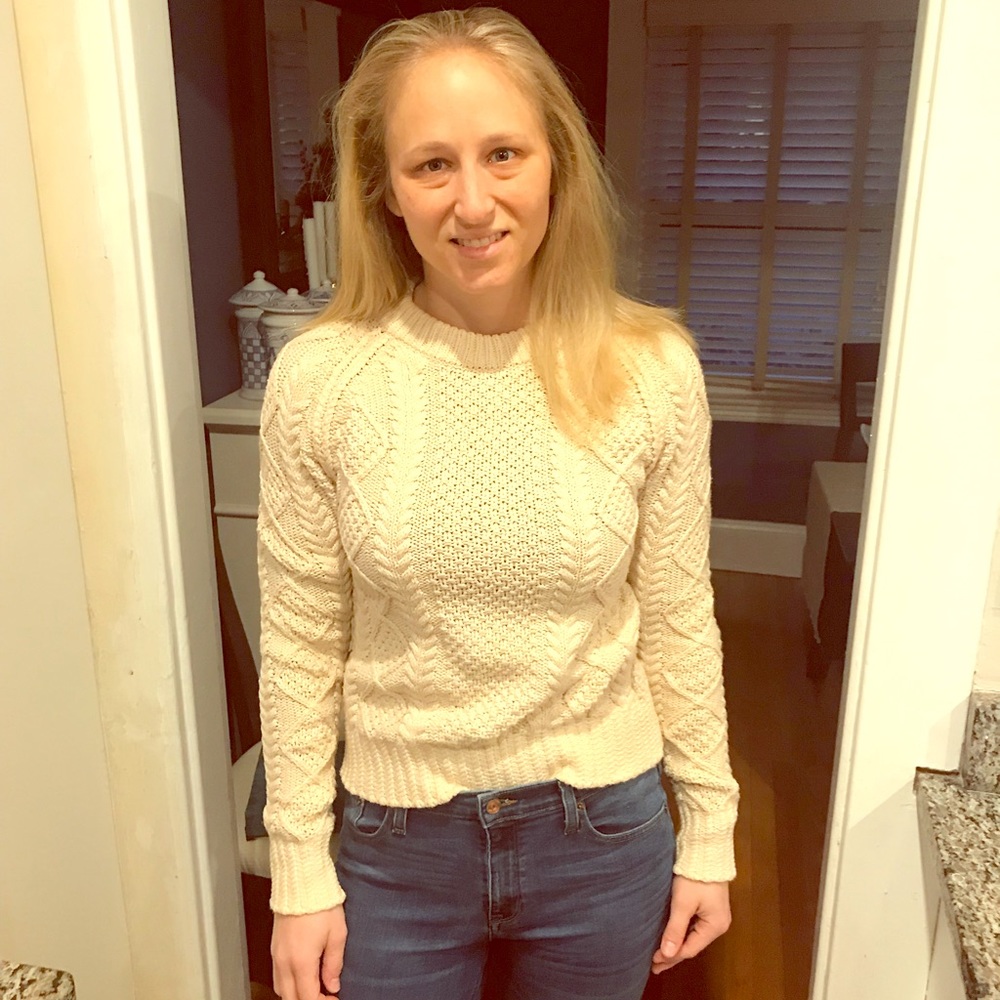 LL Bean Signature Cotton Fisherman Sweater